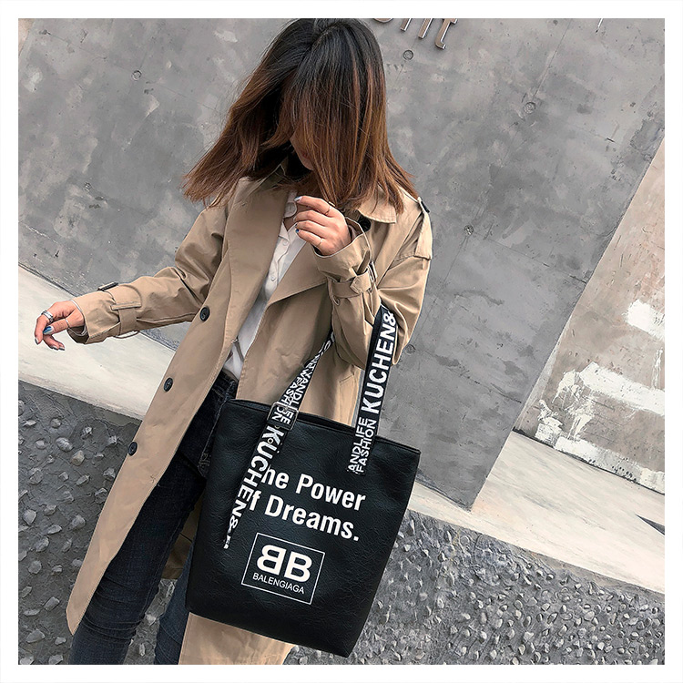 Fashion Brown Letter Pattern Design Casua Shoulder Bag,Messenger bags