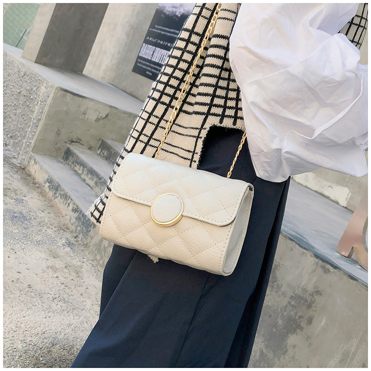 Fashion Brown Grid Shape Design Square Shape Shoulder Bag,Shoulder bags
