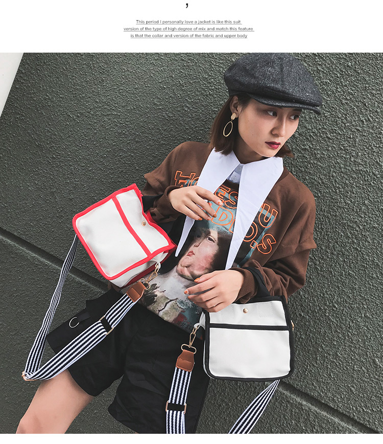 Fashion Black+white Color Mathcing Design Square Shape Bag,Handbags