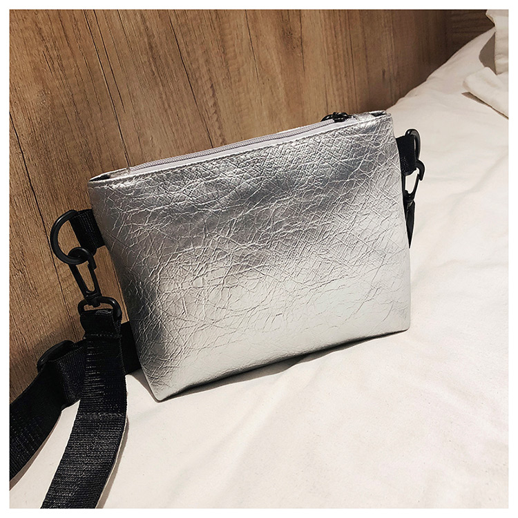 Fashion Silver Color Letter Pattern Design Pure Color Bag,Shoulder bags