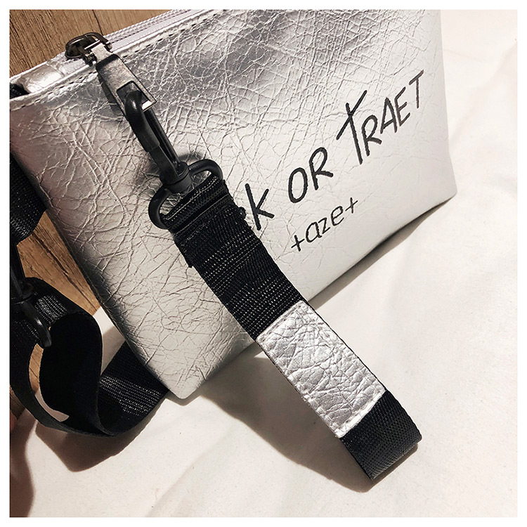 Fashion White Letter Pattern Design Pure Color Bag,Shoulder bags