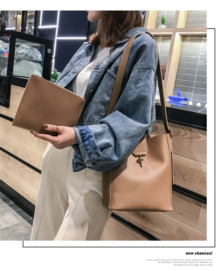 Fashion Coffee Pure Color Desigm Square Shape Shoulder Bag,Messenger bags