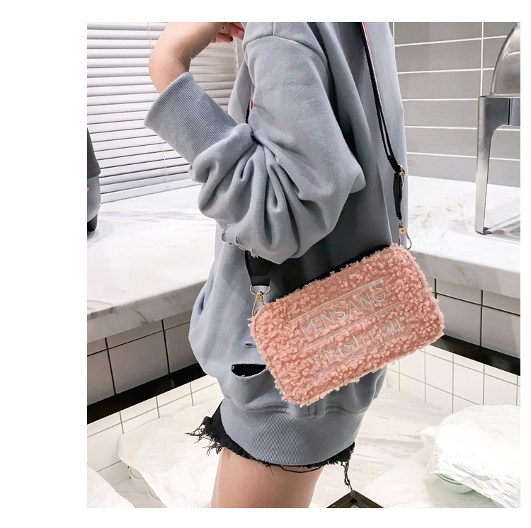 Fashion White Letter Pattern Design Wide-strap Shoulder Bag,Shoulder bags