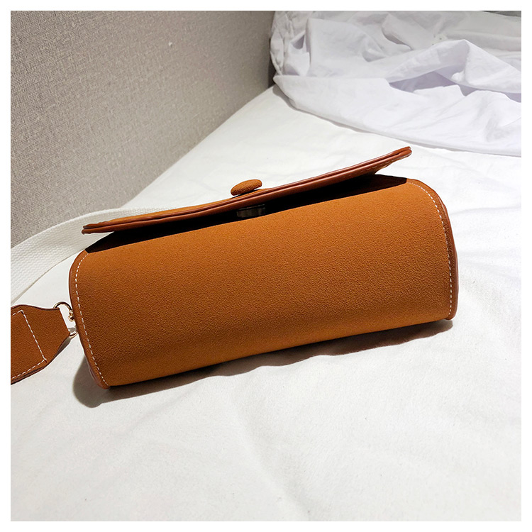 Fashion Brown Square Shape Design Pure Color Bag,Shoulder bags