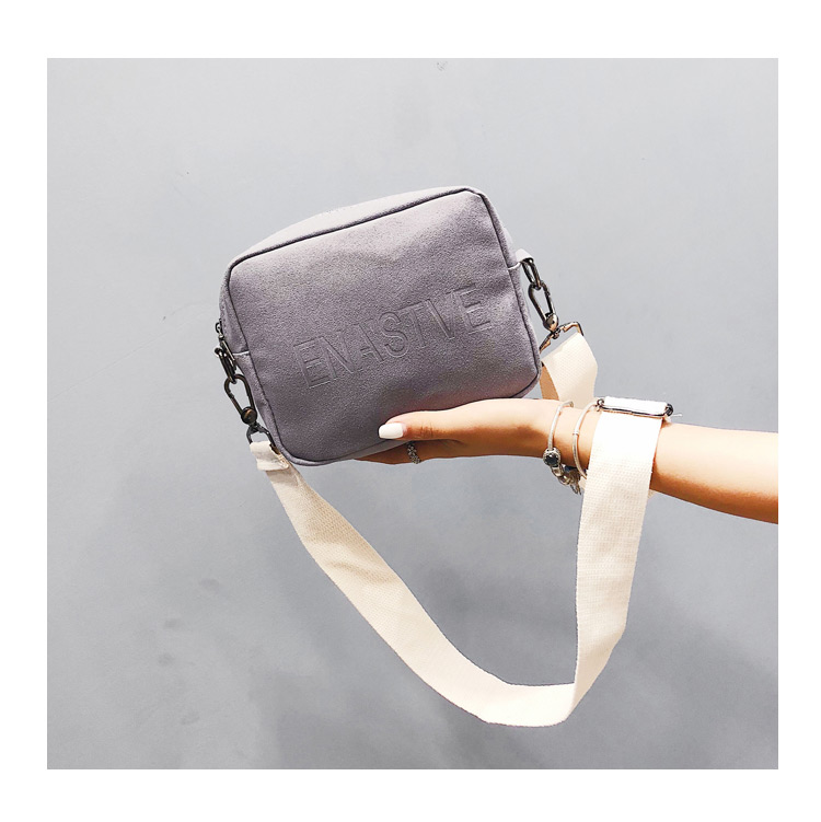 Fashion Gray Letter Pattern Design Pure Color Shoulder Bag,Shoulder bags
