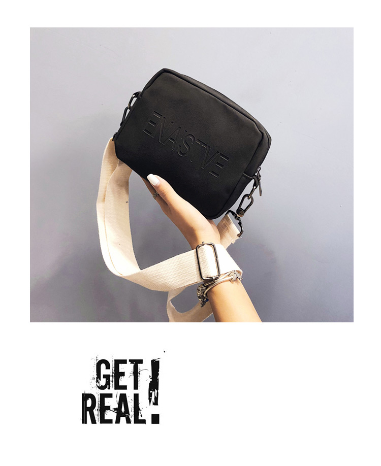 Fashion Black Letter Pattern Design Pure Color Shoulder Bag,Shoulder bags