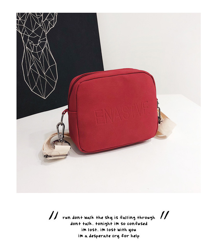 Fashion Red Letter Pattern Design Pure Color Shoulder Bag,Shoulder bags