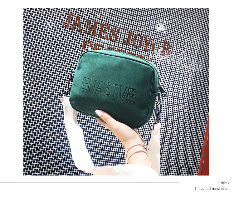 Fashion Green Letter Pattern Design Pure Color Shoulder Bag,Shoulder bags