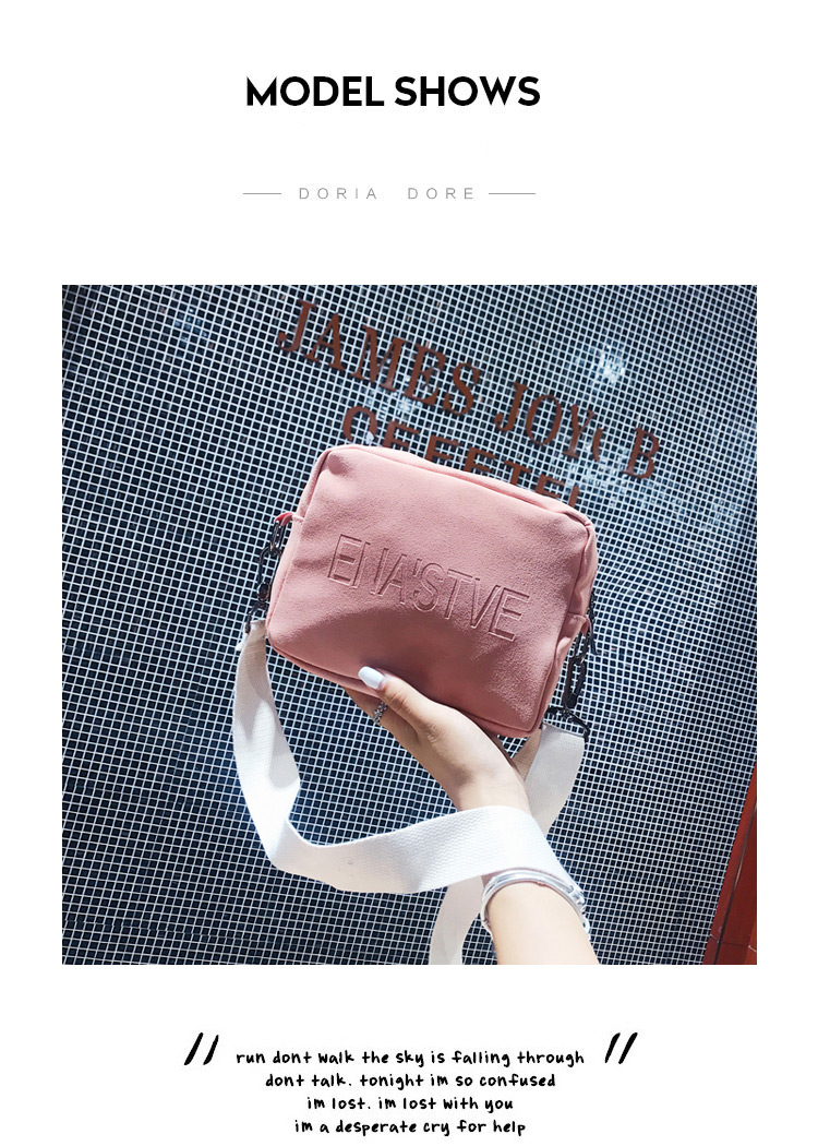 Fashion Pink Letter Pattern Design Pure Color Shoulder Bag,Shoulder bags