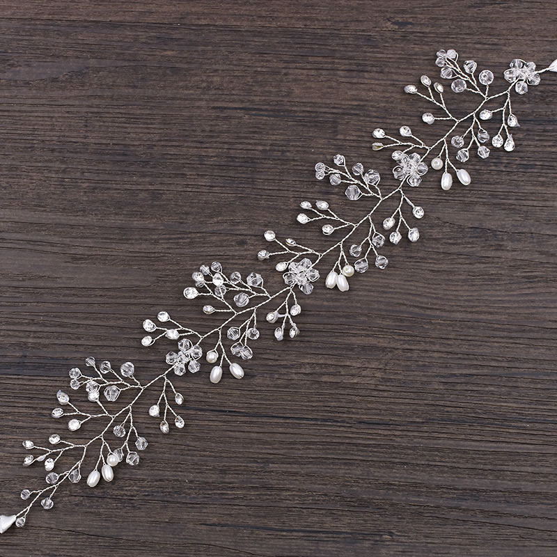 Fashion Silver Color Branch Shape Design Bride Hair Accessory,Hair Ribbons