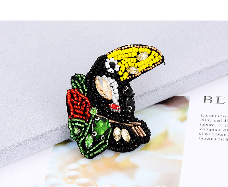 Fashion Multi-color Crow Shape Design Color Matching Brooch,Korean Brooches
