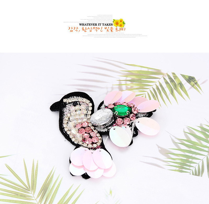 Fashion Multi-color Full Diamond&pearls Design Brid Shape Brooch,Korean Brooches