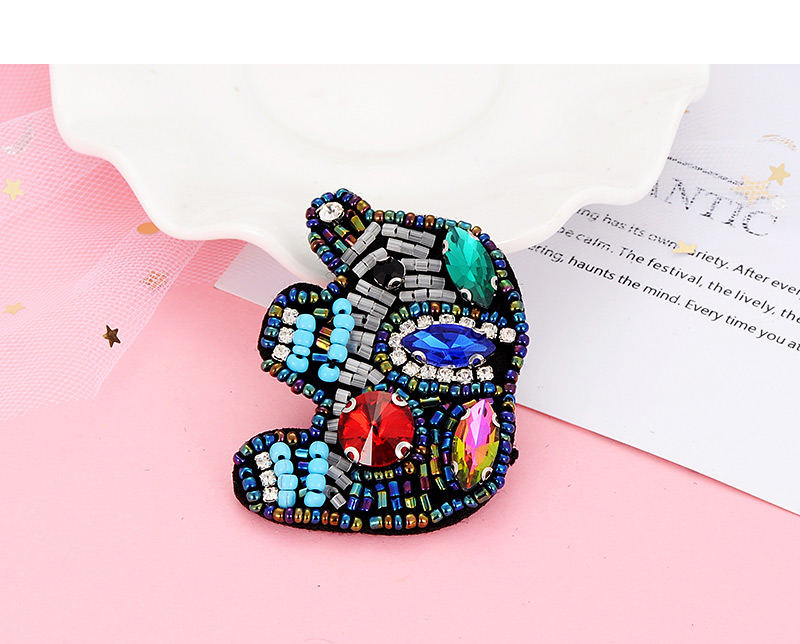 Fashion Multi-color Elephant Shape Design Color Matching Brooch,Korean Brooches