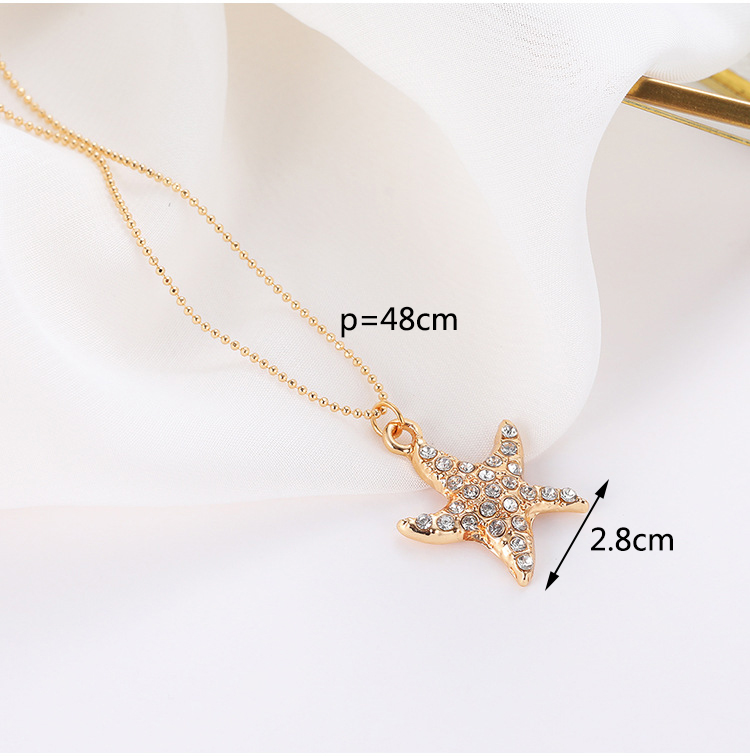 Elegant Gold Color Cross Pendant Decorated Simple Necklace,Pendants