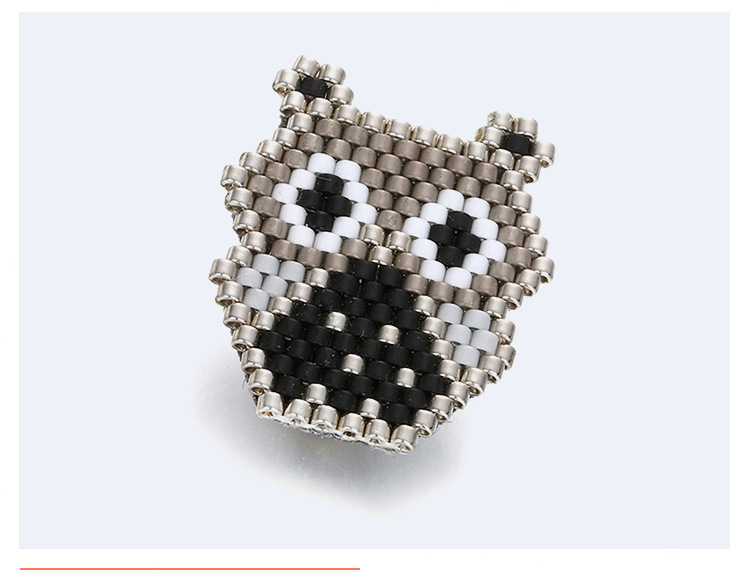Fashion Silver Color+black Owl Shape Design Color Matching Brooch,Korean Brooches