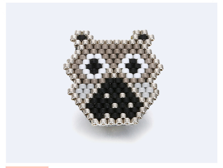 Fashion Silver Color+black Owl Shape Design Color Matching Brooch,Korean Brooches
