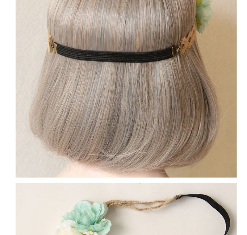 Fashion Blue Flower&star Shape Decorated Hair Accessories,Hair Ribbons