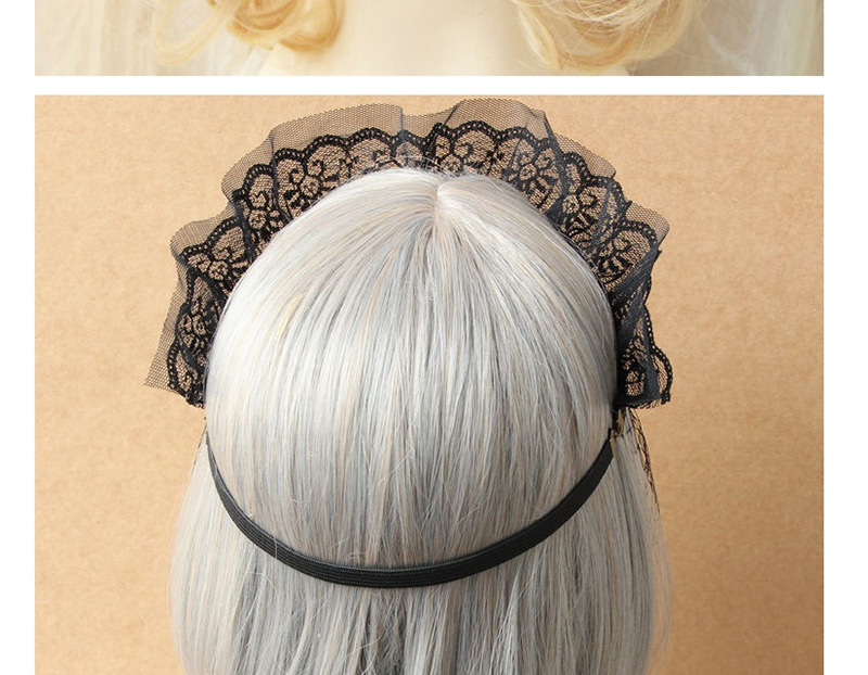 Fashion Black Hollow Out Design Flower Pattern Hair Accessories,Chokers