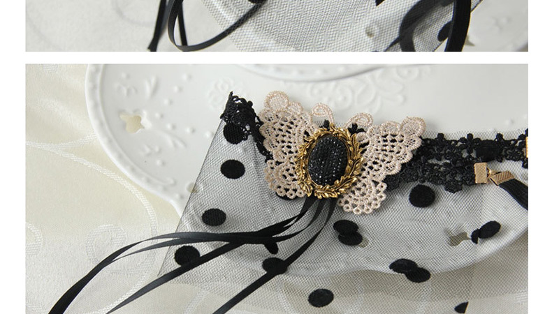 Fashion Black Butterfly Shape Decorated Mask,Chokers