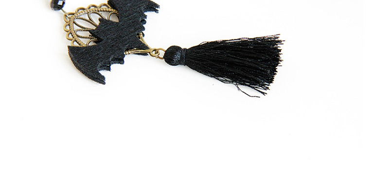 Fashion Black Bat Shape Decorated Earrings,Drop Earrings