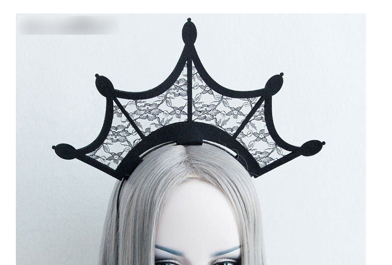 Fashion Black Crown Shape Design Hairband,Head Band