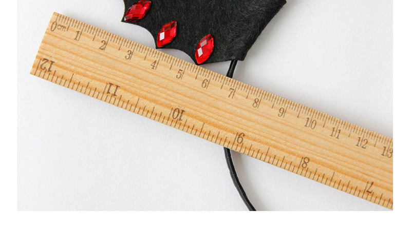 Fashion Black+red Bat Shape Decorated Hairband,Head Band