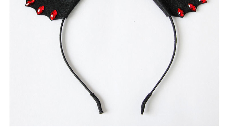 Fashion Black+red Bat Shape Decorated Hairband,Head Band