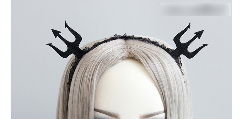 Fashion Black Pure Color Decorated Hairband,Head Band