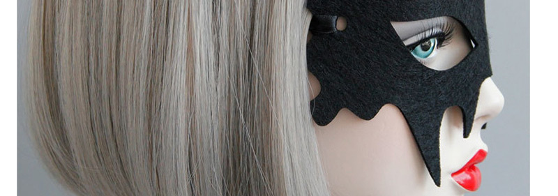 Fashion Black Pure Color Decorated Mask,Chokers