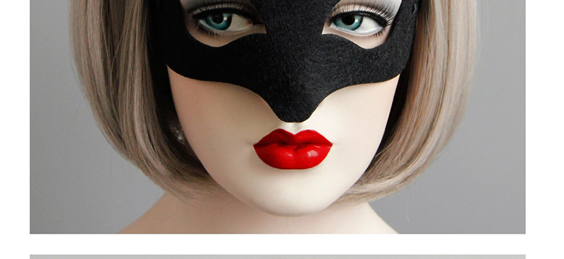 Fashion Black Fox Shape Design Mask,Chokers