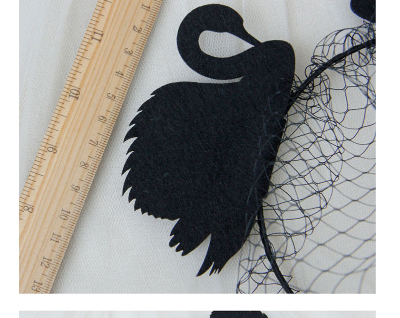 Fashion Black Swan Shape Decorated Hair Accessories,Head Band