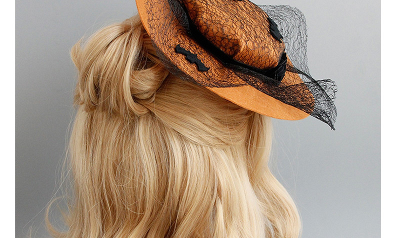 Fashion Yellow Hat Shape Design Hair Accessories,Hairpins