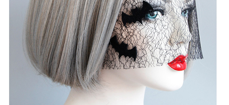 Fashion Black Bat Shape Decorated Mask,Chokers