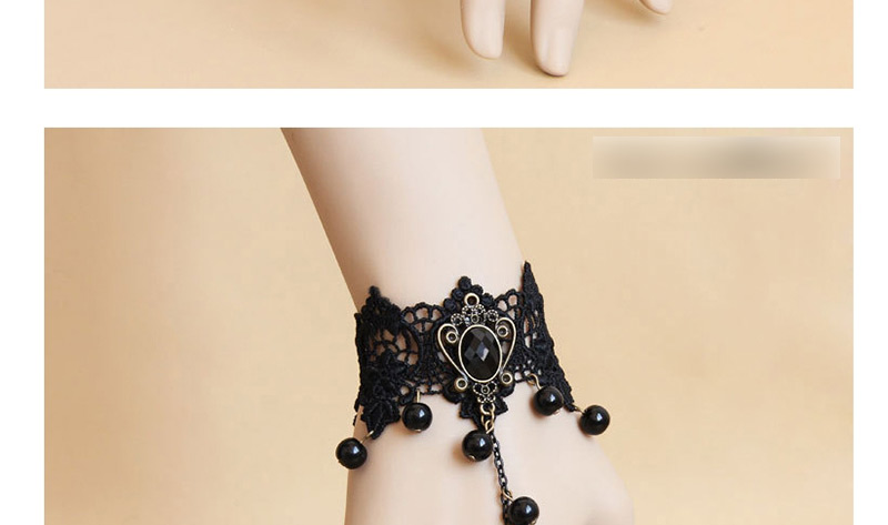 Fashion Black Hollow Out Design Pure Color Bracelet,Fashion Bracelets