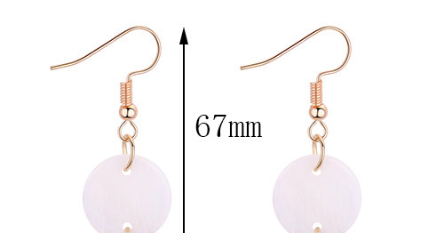 Fashion Red Round Shape Decorated Earrings,Drop Earrings