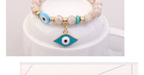 Personality White Eye Shape Pendant Decorated Beads Bracelet,Fashion Bracelets