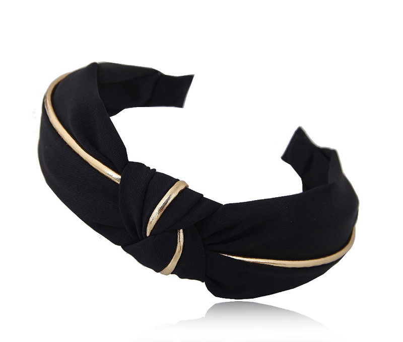 Fashion Black Pure Color Decorated Hair Hoop,Head Band