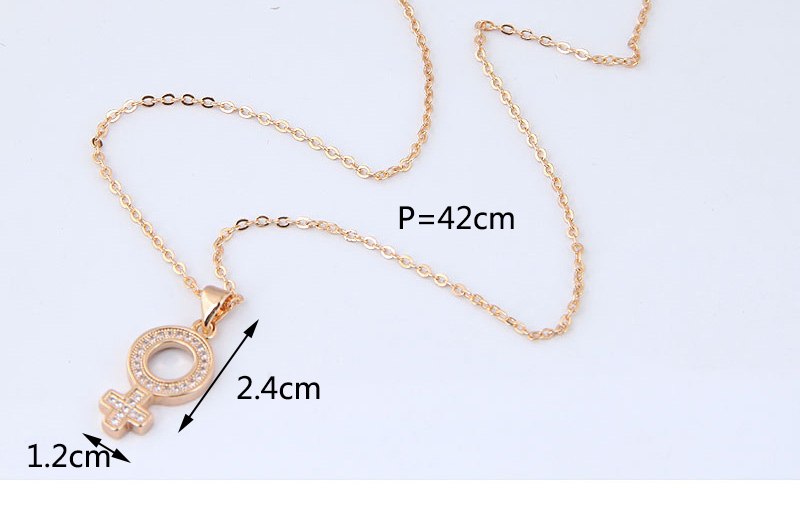 Fashion Silver Color Full Diamond Decorated Necklace,Necklaces