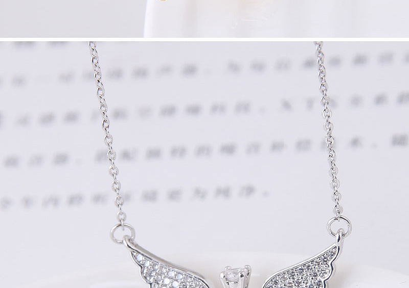 Fashion Gold Color Wing Shape Decorated Necklace,Pendants