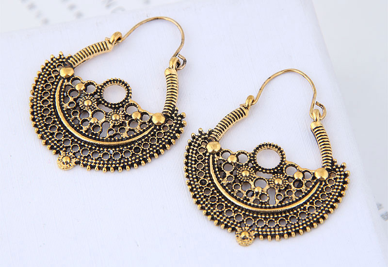 Fashion Gold Color Hollow Out Deisgn Earrings,Drop Earrings