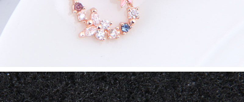 Fashion Rose Gold Waterdrop Shape Design Earrings,Earrings