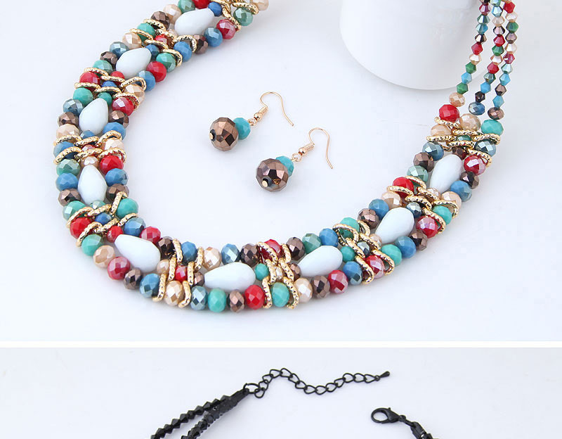 Simple Black Pure Color Decorated Jewelry Set,Jewelry Sets