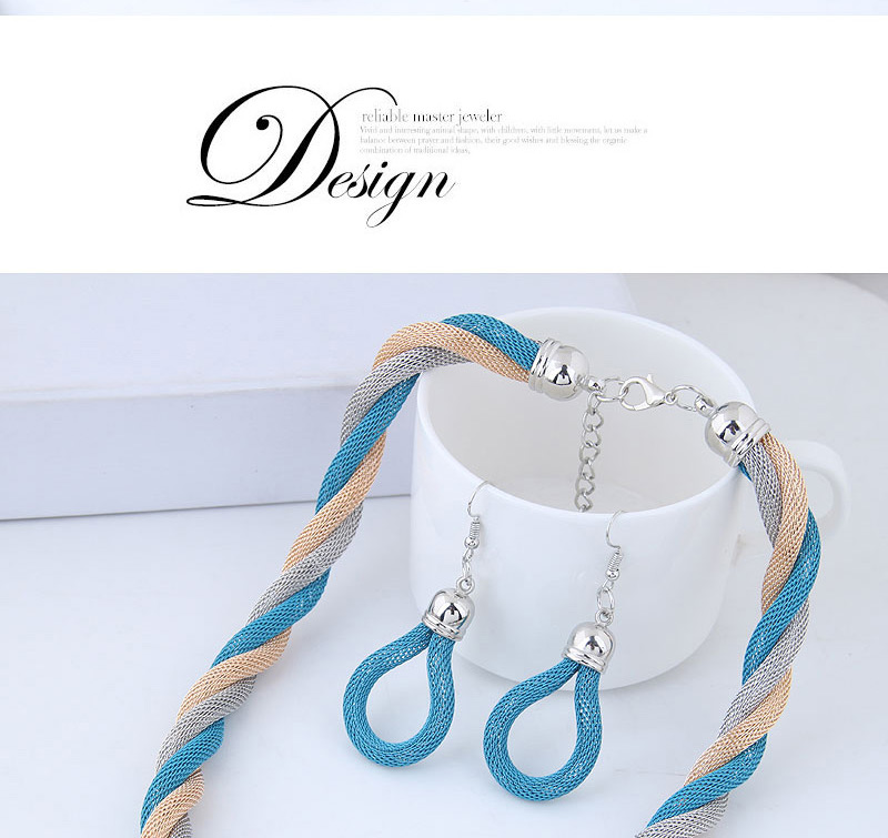 Fashion Gold Color Pure Color Design Simple Jewelry Sets,Jewelry Sets