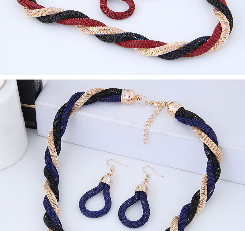 Fashion Gold Color Pure Color Design Simple Jewelry Sets,Jewelry Sets