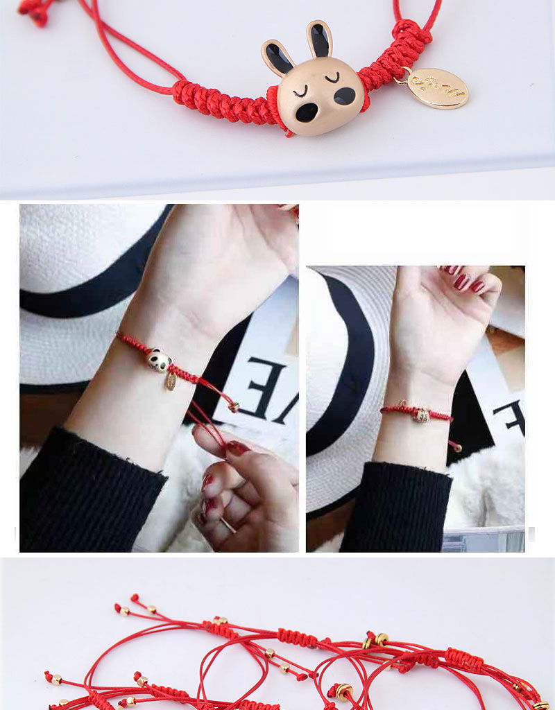 Fashion Red Elephant Shape Decorated Bracelet,Fashion Bracelets