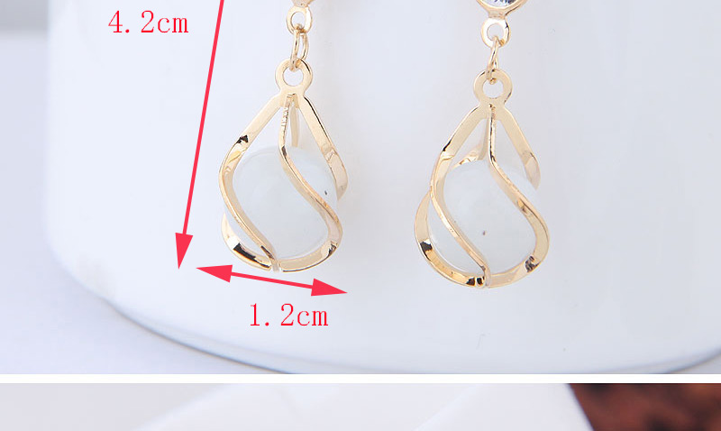 Fashion Gold Color Hollow Out Design Irregular Shape Earrings,Drop Earrings
