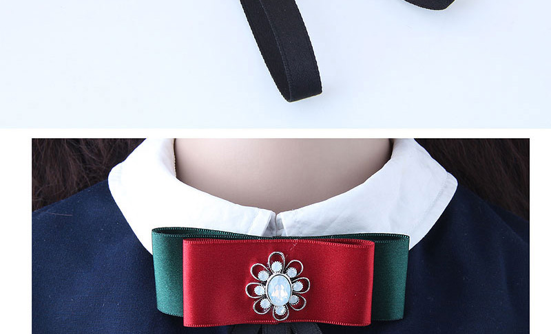 Fashion Navy+red Diamond Decorated Brooch,Korean Brooches