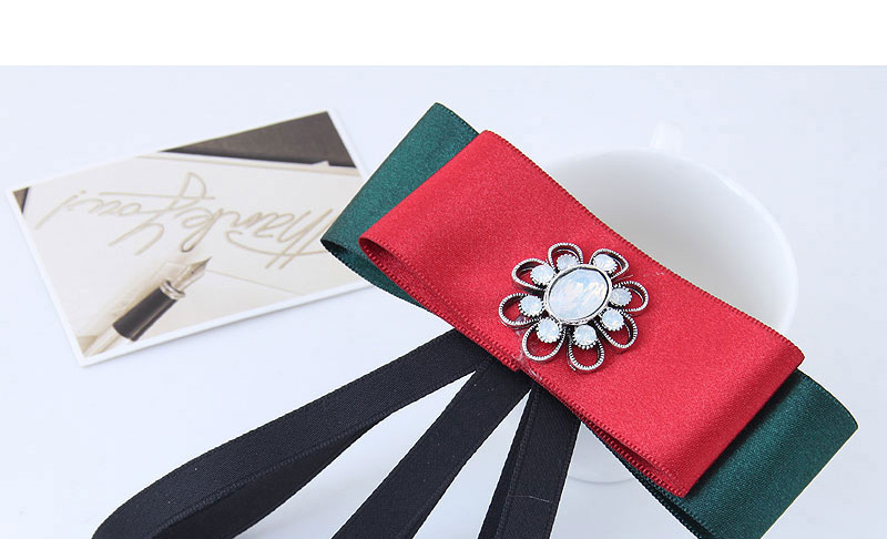 Fashion Navy+red Diamond Decorated Brooch,Korean Brooches