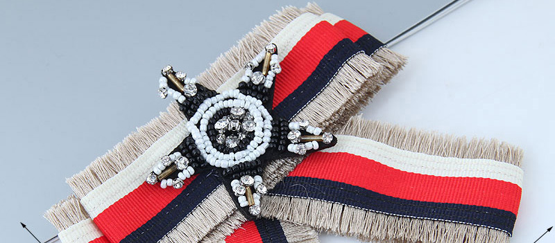 Fashion Multi-color Star Shape Decorated Bowknot Brooch,Korean Brooches