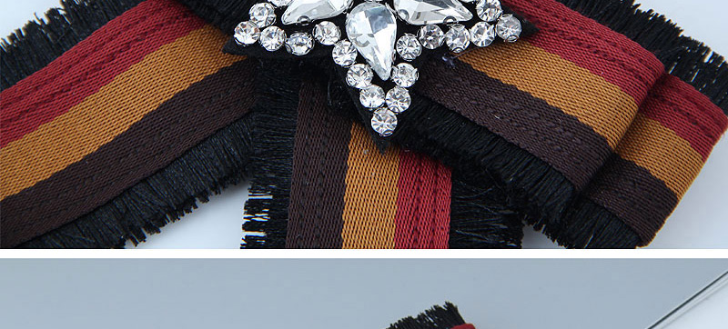 Fashion Multi-color Star Shape Decorated Bowknot Brooch,Korean Brooches